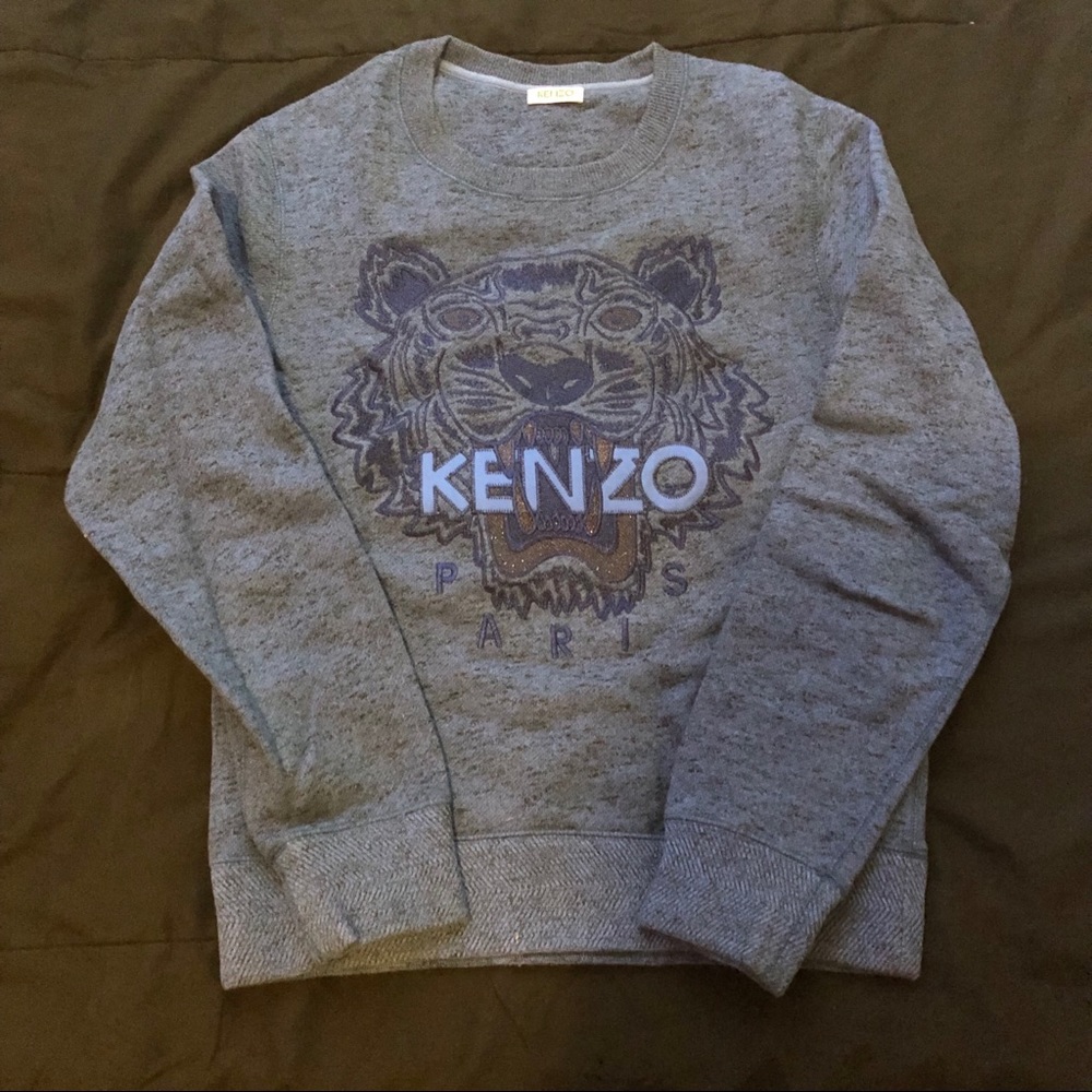 Kenzo Blue Tiger Sweatshirt